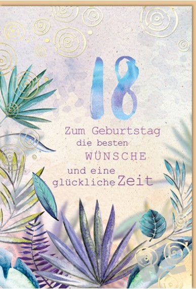 Zahlengeburtstag 18er